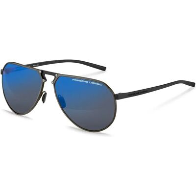 Porsche Design Lunettes De Soleil P8938 Dark Grey / Black Blue/Mirror Blue / CAT3 - Publicité Porsche Design Lunettes De Soleil P8938 Dark Grey / Black Blue/Mirror Blue / CAT3 - Publicité