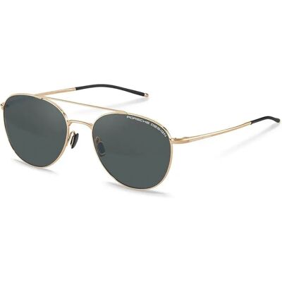 Porsche Design Lunettes De Soleil Polarisées P8947 Gold / Black Smoke / CAT3 Homme,Femme - Publicité Porsche Design Lunettes De Soleil Polarisées P8947 Gold / Black Smoke / CAT3 Homme,Femme - Publicité