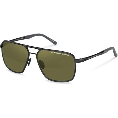 Porsche Design Lunettes De Soleil Polarisées P8966 Black / Grey Green/Deg.Mirror Silver / CAT3 - Publicité Porsche Design Lunettes De Soleil Polarisées P8966 Black / Grey Green/Deg.Mirror Silver / CAT3 - Publicité