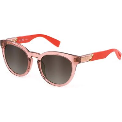 Furla Lunettes De Soleil Pour Femme Sfu687-510d48 Pink Brown Femme - Publicité Furla Lunettes De Soleil Pour Femme Sfu687-510d48 Pink Brown Femme - Publicité