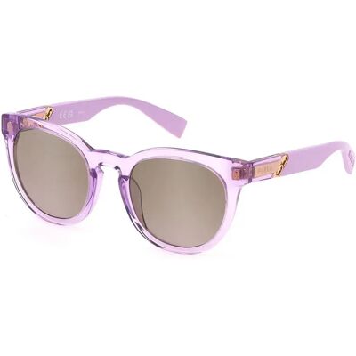 Furla Lunettes De Soleil Pour Femme Sfu687-516pfg Lilac Pink - Publicité Furla Lunettes De Soleil Pour Femme Sfu687-516pfg Lilac Pink - Publicité