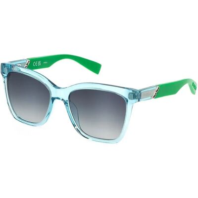 Furla Lunettes De Soleil Pour Femme Sfu688-54c71b Blue Grey Femme - Publicité Furla Lunettes De Soleil Pour Femme Sfu688-54c71b Blue Grey Femme - Publicité