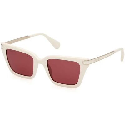 Max&co Lunettes De Soleil Pour Femme Mo0110 White Bordeaux - Publicité Max&co Lunettes De Soleil Pour Femme Mo0110 White Bordeaux - Publicité