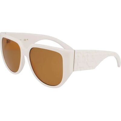 Ferragamo Lunettes De Soleil Pour Femme Sf1088se-103 White One Size Femme - Publicité Ferragamo Lunettes De Soleil Pour Femme Sf1088se-103 White One Size Femme - Publicité