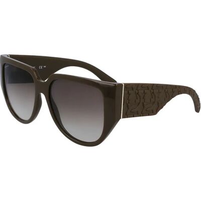 Ferragamo Lunettes De Soleil Pour Femme Sf1088se-324 Green One Size Femme - Publicité Ferragamo Lunettes De Soleil Pour Femme Sf1088se-324 Green One Size Femme - Publicité