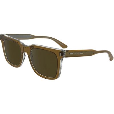 Calvin Klein Lunettes De Soleil 24536s Light Brown / Crystal Beige Tortoise/CAT3 - Publicité Calvin Klein Lunettes De Soleil 24536s Light Brown / Crystal Beige Tortoise/CAT3 - Publicité