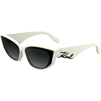 Karl Lagerfeld Lunettes De Soleil 6162s White White 5/CAT3 - Publicité Karl Lagerfeld Lunettes De Soleil 6162s White White 5/CAT3 - Publicité