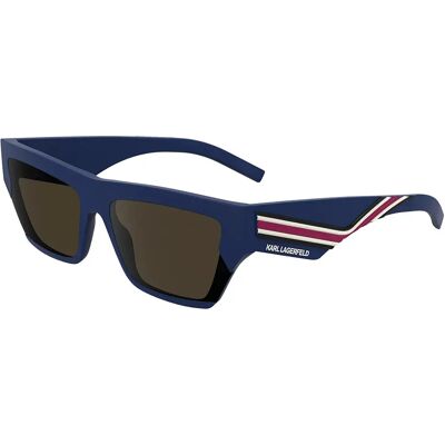Karl Lagerfeld Lunettes De Soleil 6163s Matte Blue Dark Blue/CAT3 - Publicité Karl Lagerfeld Lunettes De Soleil 6163s Matte Blue Dark Blue/CAT3 - Publicité