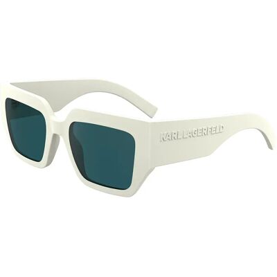 Karl Lagerfeld Lunettes De Soleil 6166s White White 5/CAT3 - Publicité Karl Lagerfeld Lunettes De Soleil 6166s White White 5/CAT3 - Publicité