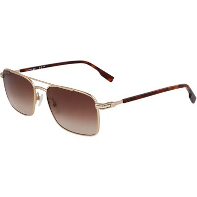 Lacoste Lunettes De Soleil 264s Gold Gold/CAT3 Homme,Femme - Publicité Lacoste Lunettes De Soleil 264s Gold Gold/CAT3 Homme,Femme - Publicité