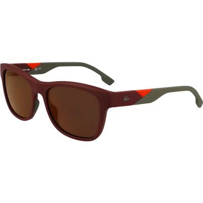 Lacoste Lunettes De Soleil 6043s Matte Burgundy / Orange Mirror Dark Red/CAT3 Homme,Femme - Publicité Lacoste Lunettes De Soleil 6043s Matte Burgundy / Orange Mirror Dark Red/CAT3 Homme,Femme - Publicité