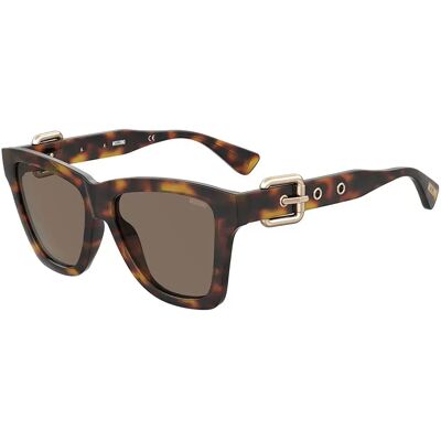 Moschino Lunettes De Soleil Pour Femme Mos131s086f47 Brown One Size Femme - Publicité Moschino Lunettes De Soleil Pour Femme Mos131s086f47 Brown One Size Femme - Publicité