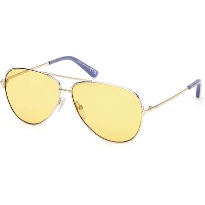 Pucci Lunettes De Soleil Ep0229 Gold / Brown One Size Homme - Publicité Pucci Lunettes De Soleil Ep0229 Gold / Brown One Size Homme - Publicité