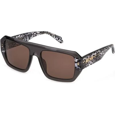 Just Cavalli Lunettes De Soleil Sjc101v Shiny Transp.Grey Brown/CAT3 Homme,Femme - Publicité Just Cavalli Lunettes De Soleil Sjc101v Shiny Transp.Grey Brown/CAT3 Homme,Femme - Publicité
