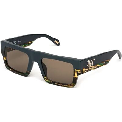 Just Cavalli Lunettes De Soleil Pour Femme Sjc103v Shiny Full Grey / Blue Brown/CAT2 Femme - Publicité Just Cavalli Lunettes De Soleil Pour Femme Sjc103v Shiny Full Grey / Blue Brown/CAT2 Femme - Publicité