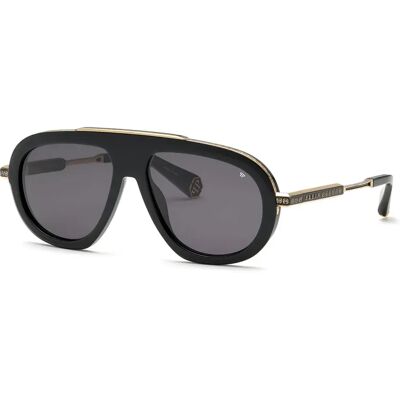 Philipp Plein Lunettes De Soleil Plein Legacy M 57 Mm Shiny Black Smoke/CAT3 Homme - Publicité Philipp Plein Lunettes De Soleil Plein Legacy M 57 Mm Shiny Black Smoke/CAT3 Homme - Publicité