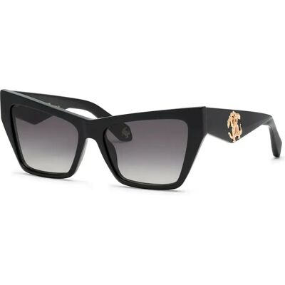 Roberto Cavalli Lunettes De Soleil Pour Femme Src114 Shiny Black Smoke Gradient/CAT3 Femme - Publicité Roberto Cavalli Lunettes De Soleil Pour Femme Src114 Shiny Black Smoke Gradient/CAT3 Femme - Publicité
