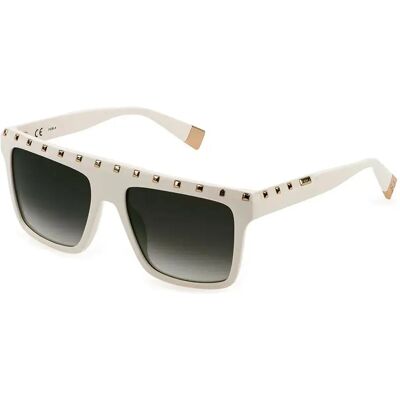 Furla Lunettes De Soleil Pour Femme Sfu535 Beige / Grey One Size - Publicité Furla Lunettes De Soleil Pour Femme Sfu535 Beige / Grey One Size - Publicité