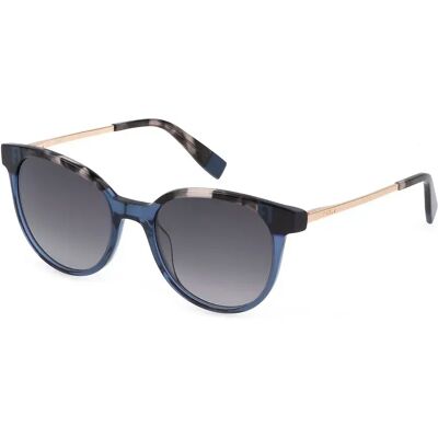 Furla Lunettes De Soleil Pour Femme Sfu602 Blue / Blue One Size - Publicité Furla Lunettes De Soleil Pour Femme Sfu602 Blue / Blue One Size - Publicité