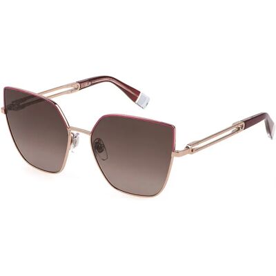 Furla Lunettes De Soleil Pour Femme Sfu690 Fuchsia / Brown One Size Femme - Publicité Furla Lunettes De Soleil Pour Femme Sfu690 Fuchsia / Brown One Size Femme - Publicité