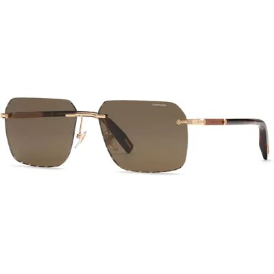 Chopard Lunettes De Soleil Schl75 Geometric Shiny Rose Gold V Green/CAT3 Homme - Publicité Chopard Lunettes De Soleil Schl75 Geometric Shiny Rose Gold V Green/CAT3 Homme - Publicité
