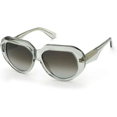 Nina Ricci Lunettes De Soleil Pour Femme Snr435 Geometric Shiny Grey / Green Brown Gradient/CAT3 Femme - Publicité Nina Ricci Lunettes De Soleil Pour Femme Snr435 Geometric Shiny Grey / Green Brown Gradient/CAT3 Femme - Publicité