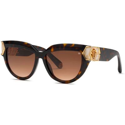 Philipp Plein Lunettes De Soleil Pour Femme Plein Capture Shiny Dark Havana Brown Gradient/CAT3 Femme - Publicité Philipp Plein Lunettes De Soleil Pour Femme Plein Capture Shiny Dark Havana Brown Gradient/CAT3 Femme - Publicité