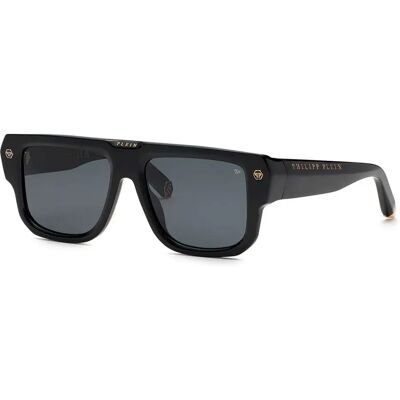 Philipp Plein Lunettes De Soleil Plein Hexagon Camou Shiny Black Smoke/CAT3 Homme - Publicité Philipp Plein Lunettes De Soleil Plein Hexagon Camou Shiny Black Smoke/CAT3 Homme - Publicité