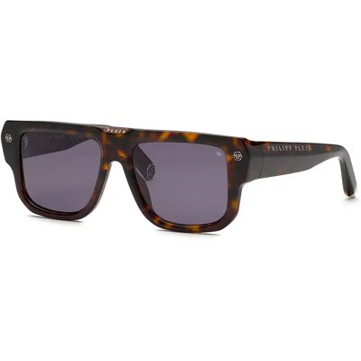 Philipp Plein Lunettes De Soleil Plein Hexagon Camou Shiny Dark Havana Smoke/CAT3 Homme - Publicité Philipp Plein Lunettes De Soleil Plein Hexagon Camou Shiny Dark Havana Smoke/CAT3 Homme - Publicité
