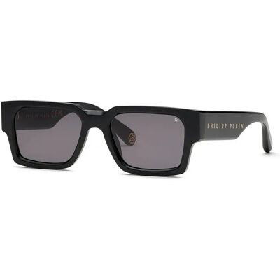 Philipp Plein Lunettes De Soleil Spp183m Plein Master Shiny Black Smoke/CAT3 Homme - Publicité Philipp Plein Lunettes De Soleil Spp183m Plein Master Shiny Black Smoke/CAT3 Homme - Publicité
