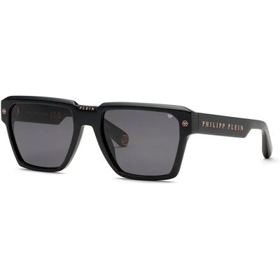 Philipp Plein Lunettes De Soleil Spp201v Plein Stud Shiny Black Smoke/CAT3 Homme - Publicité Philipp Plein Lunettes De Soleil Spp201v Plein Stud Shiny Black Smoke/CAT3 Homme - Publicité