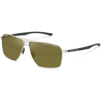 Porsche Design Lunettes De Soleil Polarisées P8977 Square Palladium / Grey Green/Deg.Mirror Silver/CAT3P - Publicité Porsche Design Lunettes De Soleil Polarisées P8977 Square Palladium / Grey Green/Deg.Mirror Silver/CAT3P - Publicité