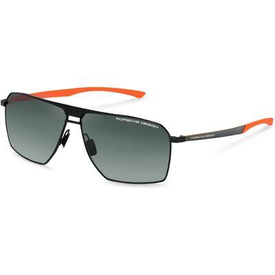 Porsche Design Lunettes De Soleil P8977 Square Black / Orange Smoke Gradient/CAT3 Homme - Publicité Porsche Design Lunettes De Soleil P8977 Square Black / Orange Smoke Gradient/CAT3 Homme - Publicité