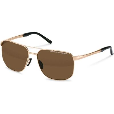 Porsche Design Lunettes De Soleil P8984 Navigator Gold / Black Brown/CAT3 Homme - Publicité Porsche Design Lunettes De Soleil P8984 Navigator Gold / Black Brown/CAT3 Homme - Publicité