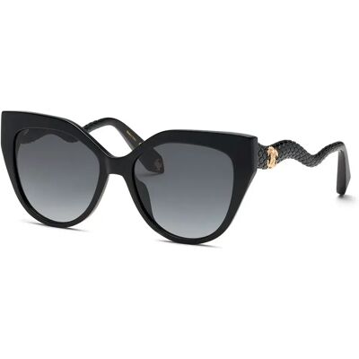 Roberto Cavalli Lunettes De Soleil Pour Femme Src138m Square Shiny Black Smoke Gradient/CAT3 Femme - Publicité Roberto Cavalli Lunettes De Soleil Pour Femme Src138m Square Shiny Black Smoke Gradient/CAT3 Femme - Publicité
