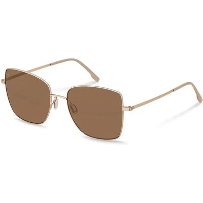 Rodenstock Lunettes De Soleil Pour Femme R1446 Square Gold / Beige Brown/Mirror Gold/CAT2 Femme - Publicité Rodenstock Lunettes De Soleil Pour Femme R1446 Square Gold / Beige Brown/Mirror Gold/CAT2 Femme - Publicité