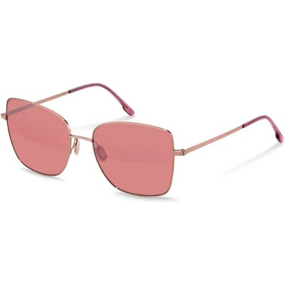 Rodenstock Lunettes De Soleil Pour Femme R1446 Square Rose Gold / Pink Smoke Multilayer Red/CAT2 Femme - Publicité Rodenstock Lunettes De Soleil Pour Femme R1446 Square Rose Gold / Pink Smoke Multilayer Red/CAT2 Femme - Publicité