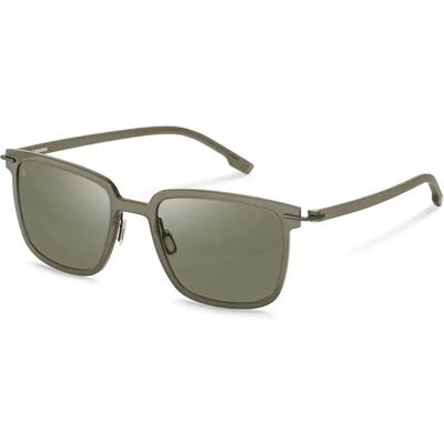 Rodenstock Lunettes De Soleil R3348 Square Olive / Dark Grey Green/Mirror Silver/CAT3 Homme - Publicité Rodenstock Lunettes De Soleil R3348 Square Olive / Dark Grey Green/Mirror Silver/CAT3 Homme - Publicité