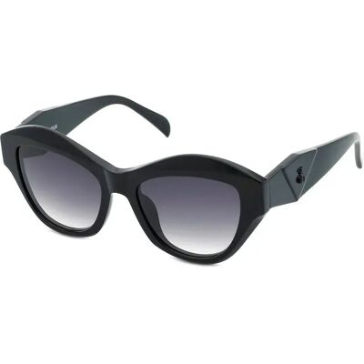 Tous Lunettes De Soleil Pour Femme Stoc77v Geometric Shiny Black Smoke Gradient/CAT3 - Publicité Tous Lunettes De Soleil Pour Femme Stoc77v Geometric Shiny Black Smoke Gradient/CAT3 - Publicité