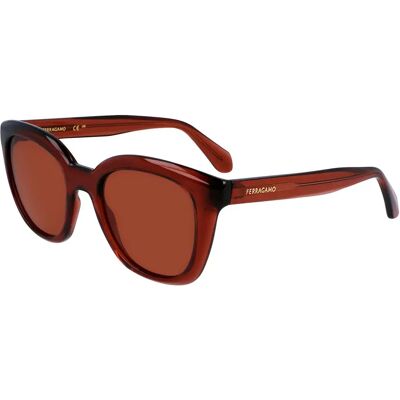 Ferragamo Lunettes De Soleil Pour Femme Sf2000s522123 Brown / Brown CAT2 Femme - Publicité Ferragamo Lunettes De Soleil Pour Femme Sf2000s522123 Brown / Brown CAT2 Femme - Publicité