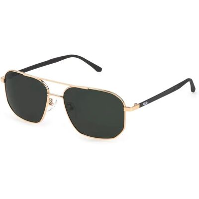 Fila Lunettes De Soleil Sfi300v58300p Golden / Green CAT3 Homme - Publicité Fila Lunettes De Soleil Sfi300v58300p Golden / Green CAT3 Homme - Publicité