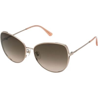 Nina Ricci Lunettes De Soleil Pour Femme Snr302-600a32 Golden / Brown Degraded/CAT3 Femme - Publicité Nina Ricci Lunettes De Soleil Pour Femme Snr302-600a32 Golden / Brown Degraded/CAT3 Femme - Publicité