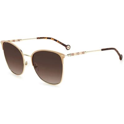 Carolina Herrera Lunettes De Soleil Pour Femme Ch0036/s Gold / Gold One Size - Publicité Carolina Herrera Lunettes De Soleil Pour Femme Ch0036/s Gold / Gold One Size - Publicité