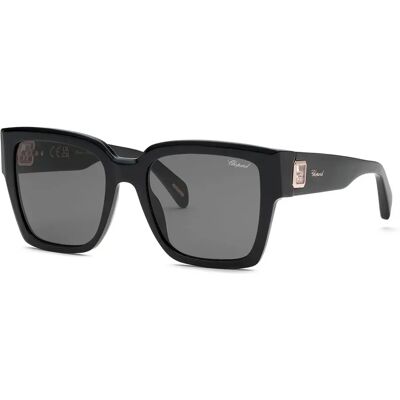 Chopard Lunettes De Soleil Pour Femme Sch406 Shiny Black Smoke/CAT3 Femme - Publicité Chopard Lunettes De Soleil Pour Femme Sch406 Shiny Black Smoke/CAT3 Femme - Publicité