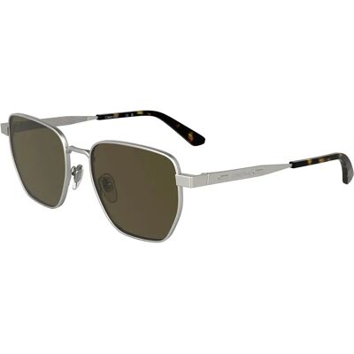 Calvin Klein Lunettes De Soleil Ck25100s Matte Silver Silver 6/CAT3 - Publicité Calvin Klein Lunettes De Soleil Ck25100s Matte Silver Silver 6/CAT3 - Publicité