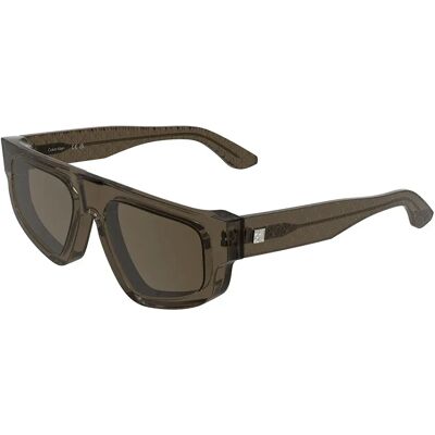 Calvin Klein Lunettes De Soleil Ck25539s Transparent Brown Brown/CAT3 - Publicité Calvin Klein Lunettes De Soleil Ck25539s Transparent Brown Brown/CAT3 - Publicité