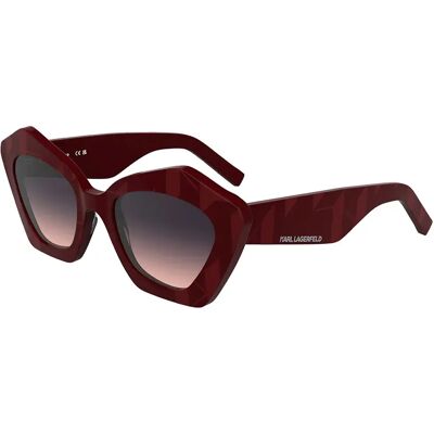 Karl Lagerfeld Lunettes De Soleil Pour Femme Kl6199s Burgundy Dark Red/CAT3 - Publicité Karl Lagerfeld Lunettes De Soleil Pour Femme Kl6199s Burgundy Dark Red/CAT3 - Publicité