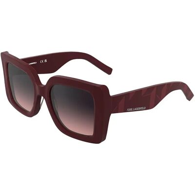 Karl Lagerfeld Lunettes De Soleil Pour Femme Kl6203s Burgundy Dark Red/CAT3 - Publicité Karl Lagerfeld Lunettes De Soleil Pour Femme Kl6203s Burgundy Dark Red/CAT3 - Publicité