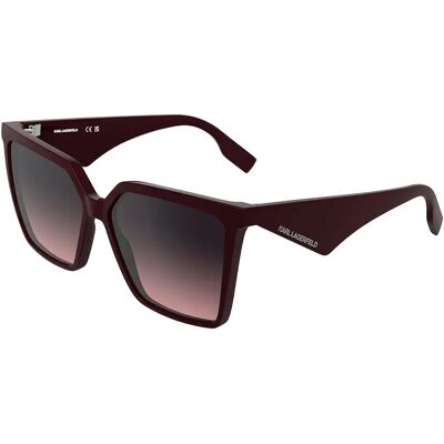 Karl Lagerfeld Lunettes De Soleil Pour Femme Kl6207s Burgundy Dark Red/CAT3 Femme - Publicité Karl Lagerfeld Lunettes De Soleil Pour Femme Kl6207s Burgundy Dark Red/CAT3 Femme - Publicité