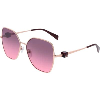Liu·jo Lunettes De Soleil Pour Femme Lj160s Rose Gold Rose Gold/CAT2 Femme - Publicité Liu·jo Lunettes De Soleil Pour Femme Lj160s Rose Gold Rose Gold/CAT2 Femme - Publicité